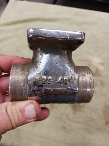 STOCK HARLEY KNUCKLEHEAD CHROME INTAKE MANIFOLD FOR 1941-1947 OHV BIG TWINS. - Picture 10 of 10