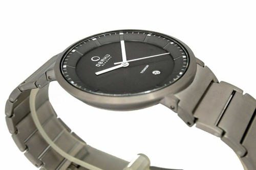 OBAKU Dinamarca reloj para hombres titanio macizo deportivo V147GTJST muy ligero 42 mm - Imagen 4 de 6