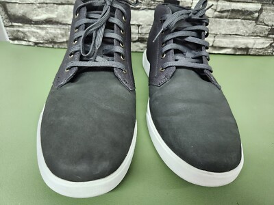 Timberland chukka boots sneakers Men\'s Size 12 Black canvas leather Groveton Timberland Groveton Men main image 3