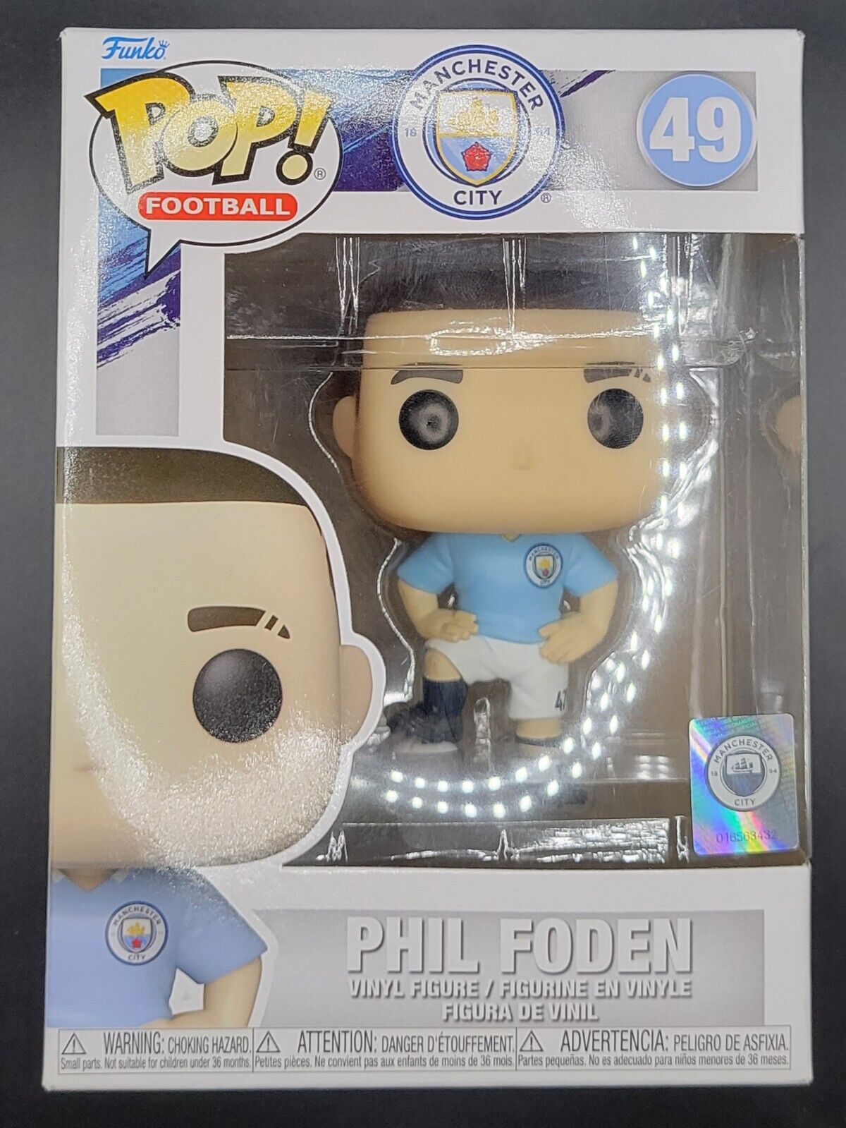 Funko POP! Football 49 - Phil Foden Manchester City, Stickerpoint