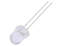 2X OSR5PA8131A-12V Led 8Mm Rot 2180-3000Mcd 30° Front: GewöLbt Rastermaß: 2,54Mm