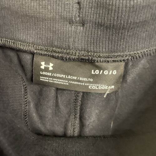 NWT Under Armour Mens LargeJogger Pant Black Stretch Woven ColdGear Workout - Picture 3 of 10