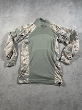 Wild Things Tactical Shirt Adult Small Green Camouflage Camo Combat Padded