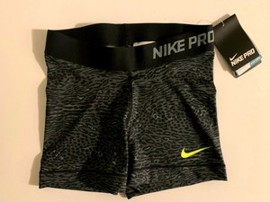 nike pro shorts leopard