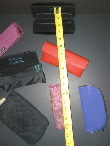 Lot of 11 Eyeglass cases, Guess, Foster Grant, Pocket Plus- Hard & Soft Cases  - Picture 5 of 7