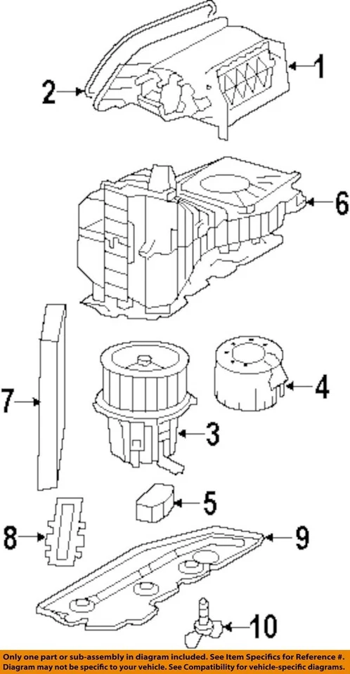 Used HVAC Blower Motor fits: 2010 Audi Q5 Grade A - Image 3 of 4