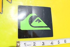 QUICKSILVER Neon 80's Green Classic Logo Surfboard Surfing Decal STICKER