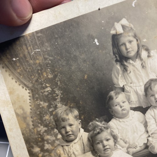 Central Texas Vintage Photo Portrait five children studio pic - Picture 18 of 22