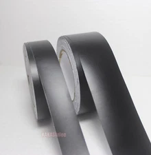 Self Adhesive Flexible Matte Vinyl Wrap Sticker Car Part Decors Strips PVC Black