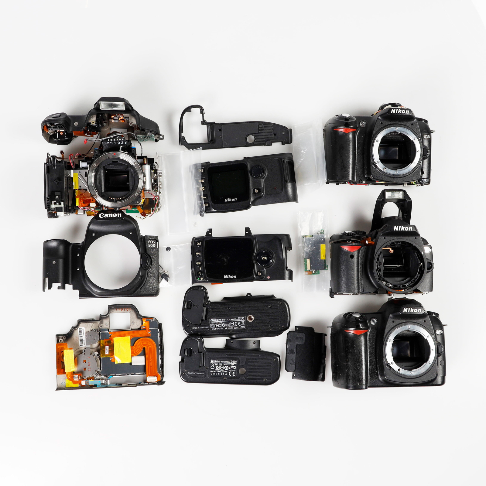 Camera Gear Keh Camera Repair Lot Of (4) Nikon And Canon