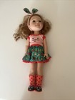 American Girl Wellie Wisher Willa Doll Lady Bug Boots Red Head