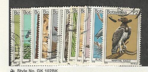 Botswana, francobollo, #198/213 usato, 1978 Birds, JFZ - Foto 1 di 1