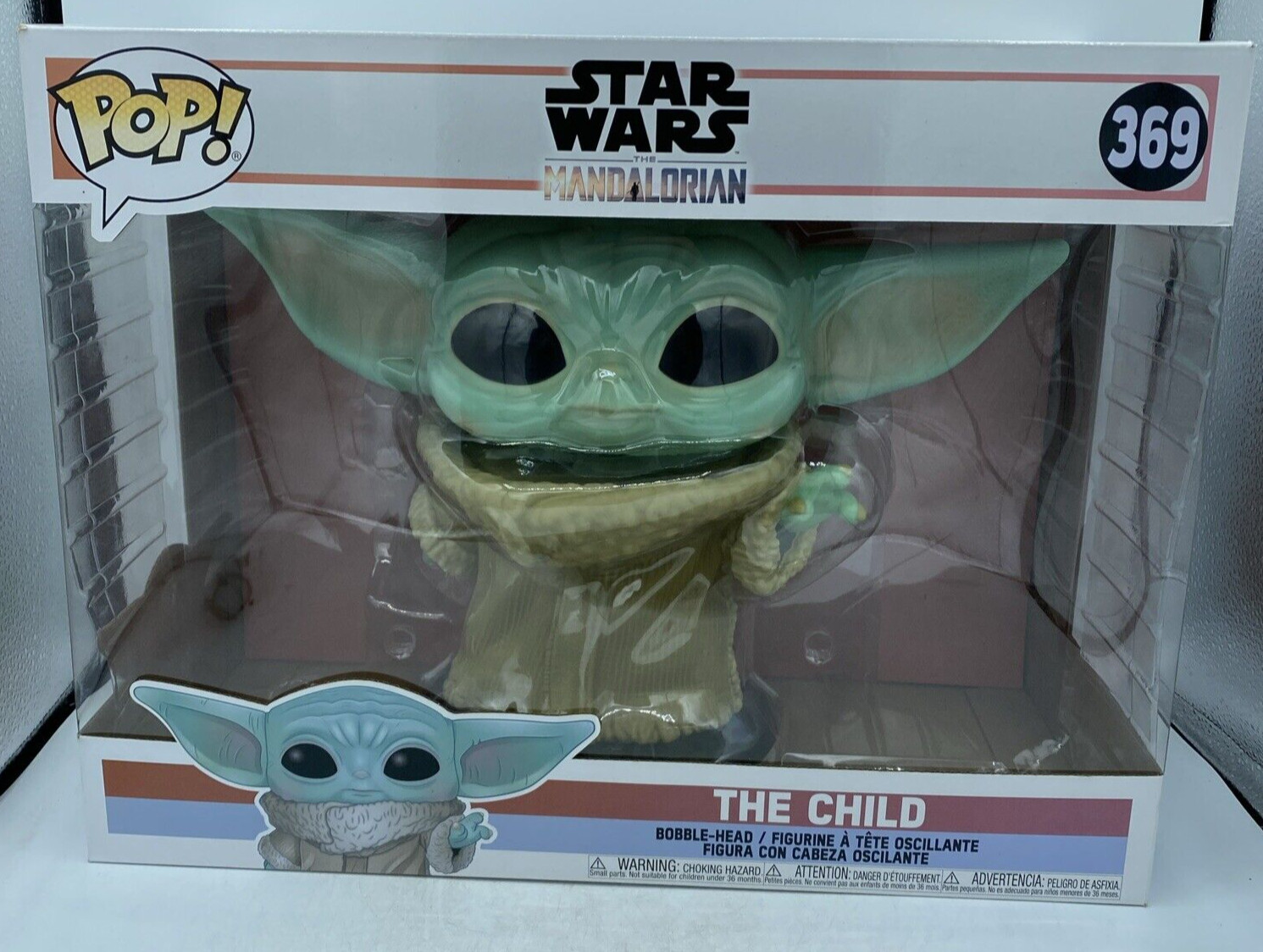 Funko Pop! Television: The Mandalorian - The Child (10 inch) Vinyl Figure. H15