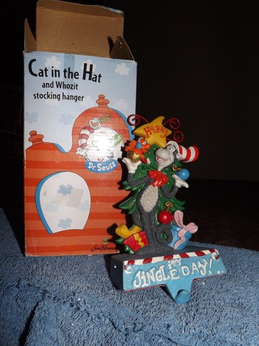 Dr. Seuss CAT IN THE HAT Cast Iron Stocking Hanger 8" MIDWEST OF CANNON FALLS - Picture 2 of 10