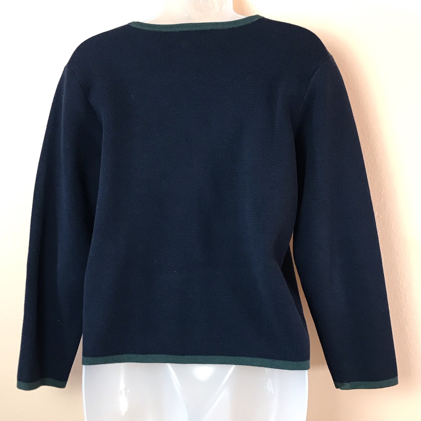 Pendleton Blue Green Button Down Cardigan Sweater… - image 3