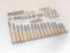 Suzuki T20 TC250 X6 1963-9 engine covers, crankcase Stainless Allen Bolt Nut kit