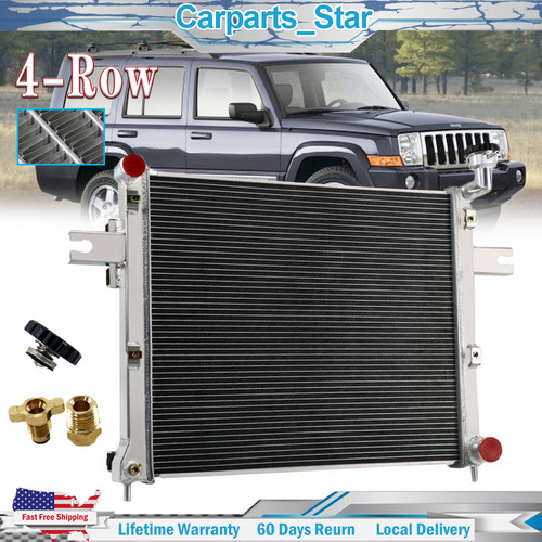 Fit 2005-2010 Jeep Grand Cherokee Commander 3.7/4.7/6.1L 4-Row Aluminum ...