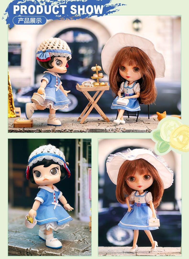 その他 mollyxblythe french style action figure Molly x Blythe French Style Action Figure Set – TOYSEZ