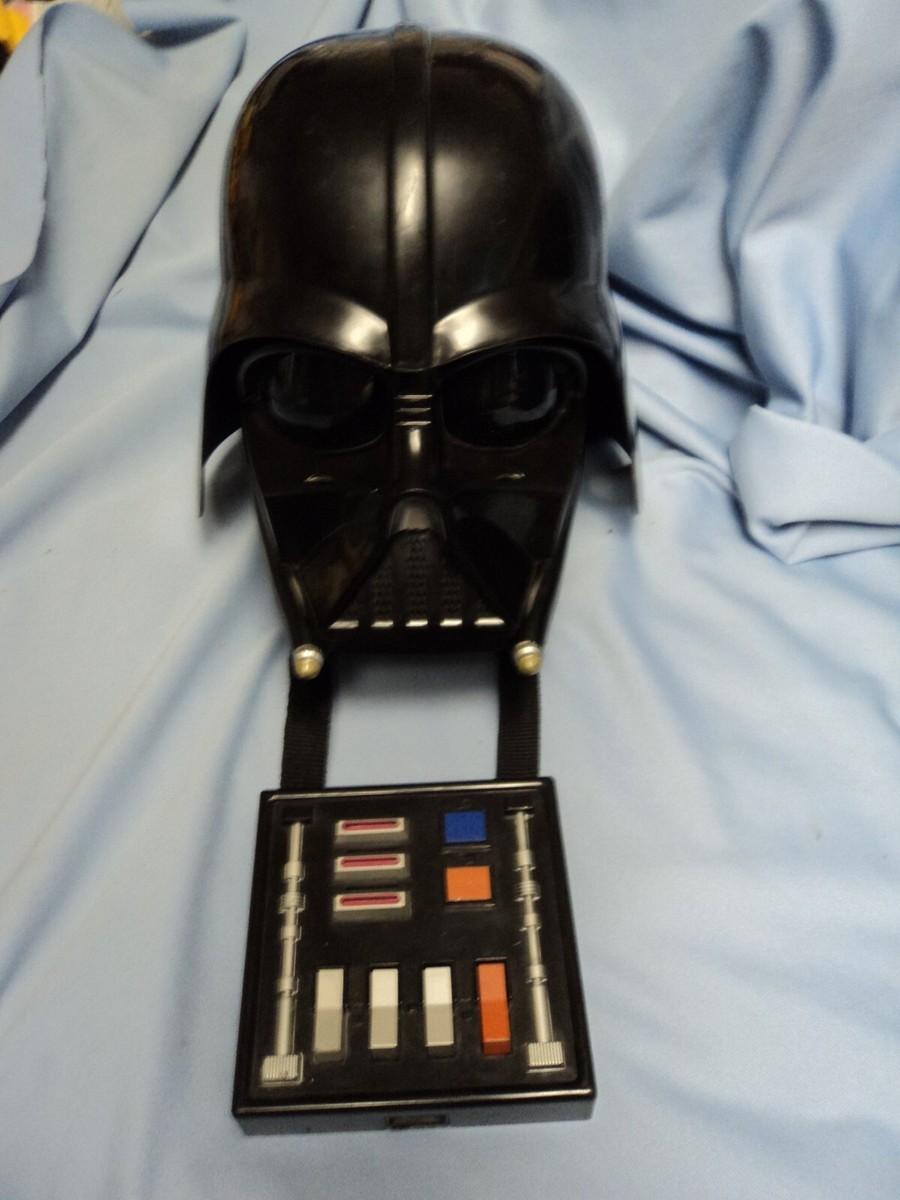 Vintage Darth Vader Voice Changer Mask Hasbro Star Wars Tested No