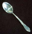 International Silver "RHAPSODY" ~ Sterling ~ DESSERT / OVAL SOUP SPOON ~ EXC