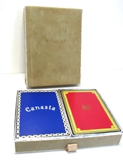 Vintage Congress 606 Canasta Playing Cards Double Deck #E8