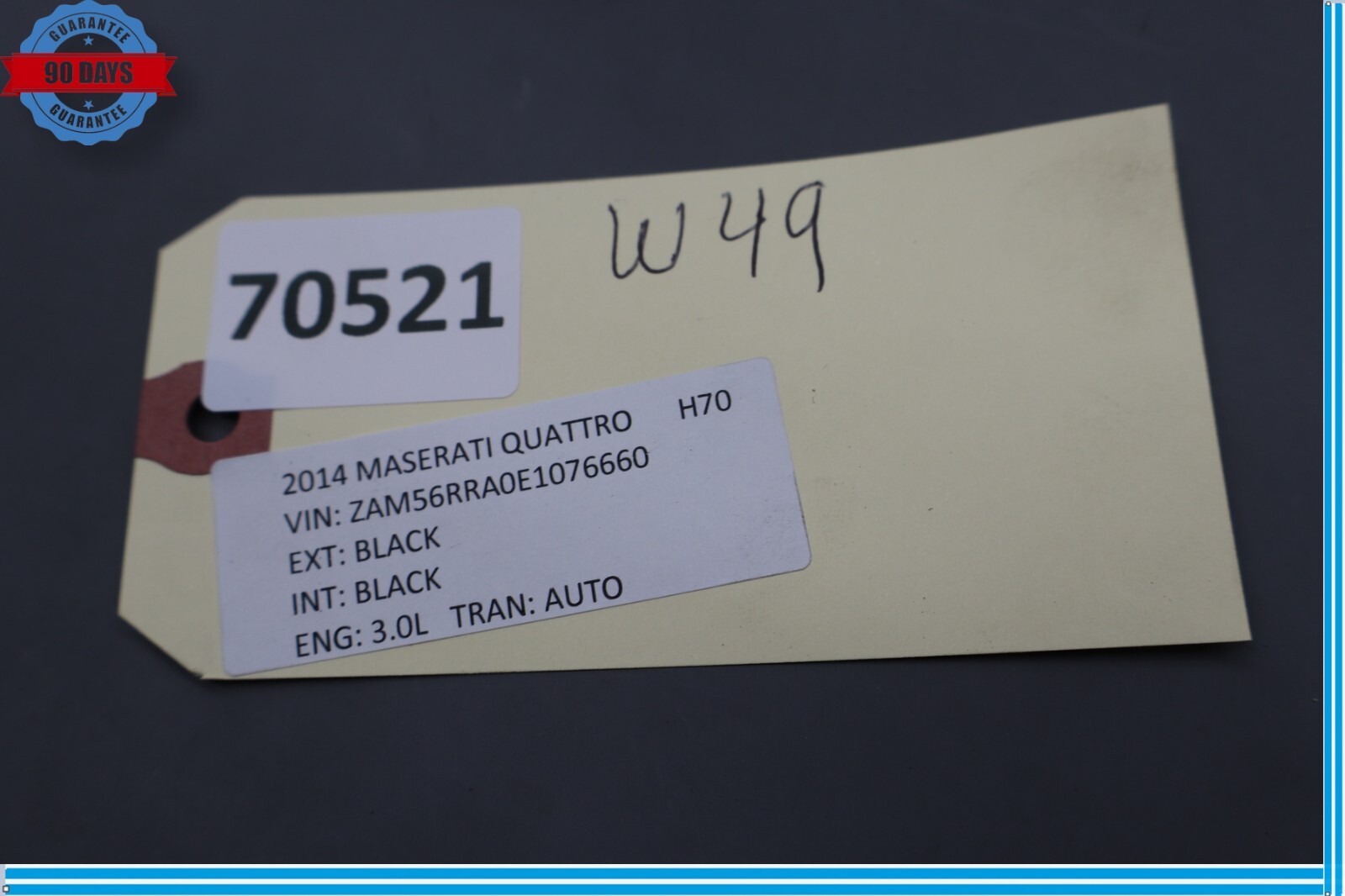 14-22 Maserati Quattroporte M156 Rear Left Side Window Regulator Motor Oem
