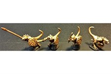 15mm Fantasy Lizardmen Command (4 figures)