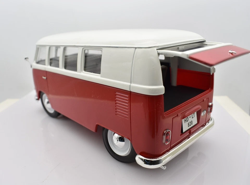 Modellino auto scala 1:19 1:18 VW bus Combi Solido diecast modellismo collezione - Immagine 3 di 4