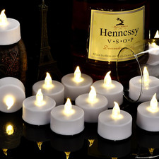 Battery LED Tea Light 24 Pcs Flameless Votive Candle 150 Hour Warm White Flicker