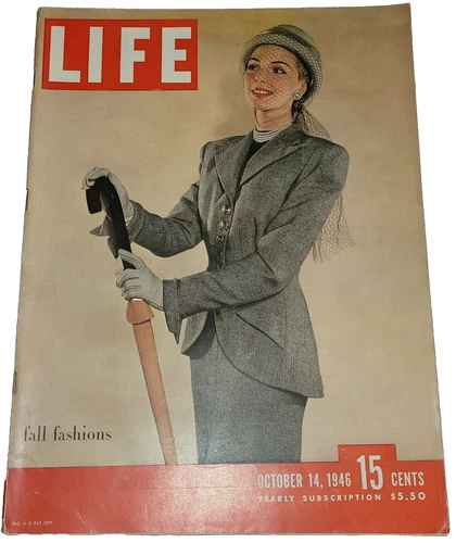 October 14, 1946 LIFE Magazine Old 40s ads WWII War era ad FREE SHIPPING Oct. 10