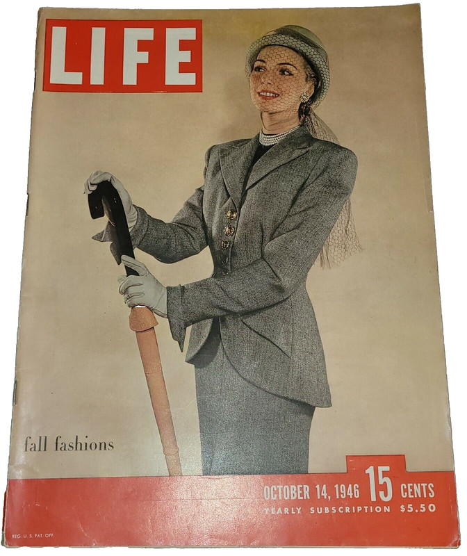October 14, 1946 LIFE Magazine Old 40s ads WWII War era ad FREE SHIPPING Oct. 10
