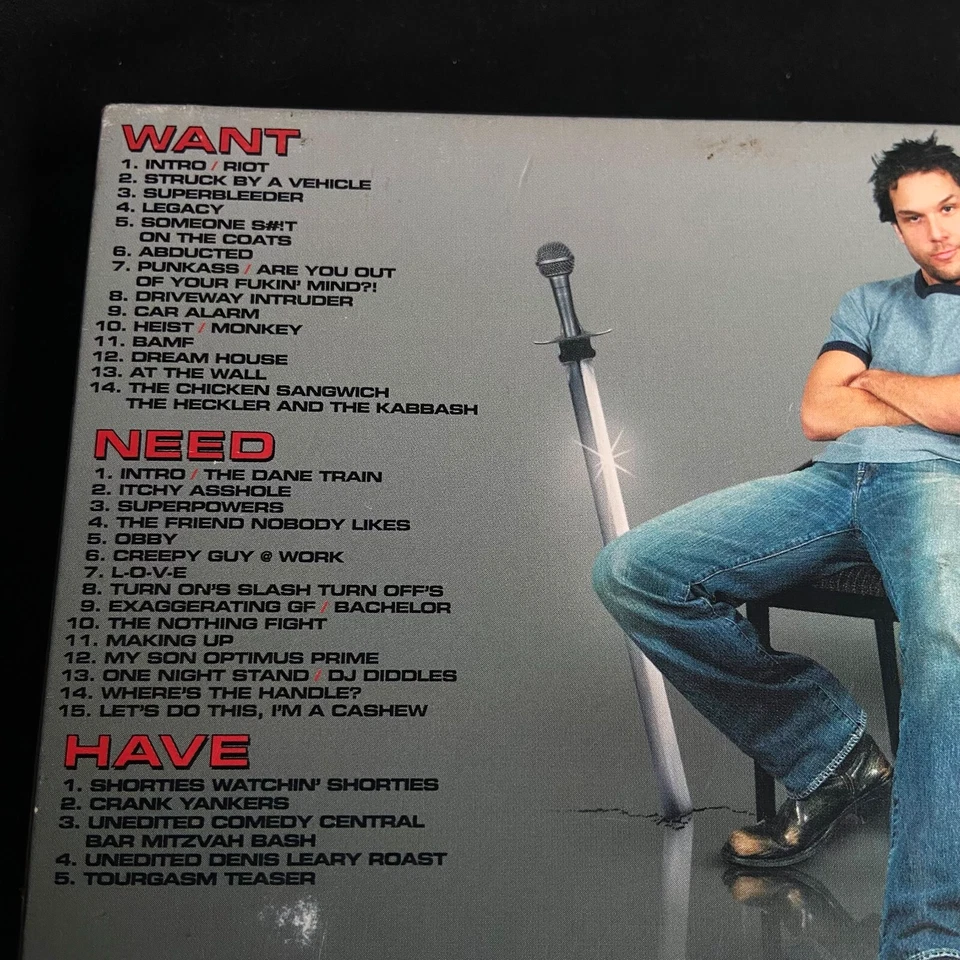 DANE COOK - Retaliation - 3 Disc Comedy Set [Digipak] DVD + CD - Image 2 of 2