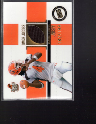 B3936- 2006 Press Pass SE Spielgebrauchte Jerseys Gold Omar Jacobs /250 - NM-MT