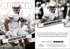 2025 Leaf PRIZED ROOKIE JEREMIYAH LOVE #14 NOTRE DAME FIGHTING IRISH