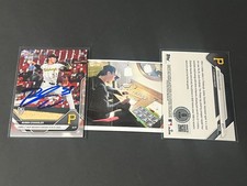 Bubba Chandler Pirates Signed 2025 Topps Now Beckett Witness 1st Win Call Up .