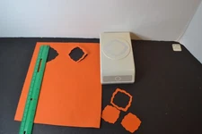 EK Flower Petal Double cut Paper,Card Stock Punch 1.75".Creates Two Cuts