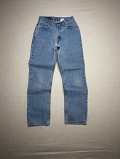 Vintage Levi's 512 Slim Fit Straight Leg Jeans Women's 5 JR Blue Denim