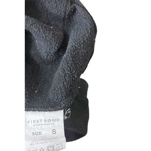 Sudadera con Capucha First Row Negra Pequeña Multicolor y2k Whimsygoth Streetwear - Imagen 8 de 10