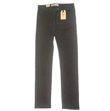 Levis 510 Jeans Mens 30x30 Black Tag Button Skinny Stretch Denim Pants Mid Rise