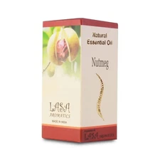Lasa Aromatics natural Essential Perfume Oil Nutmeg Body Fragrance 10 ml