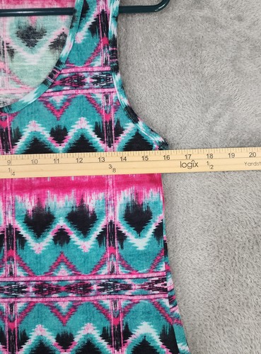 Signature Studio Shirt Womens Small Western Fringe Boho Sleeveless Tank Top - Picture 4 of 8