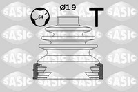 Sasic 1906115 Faltenbalgsatz FüR Antriebswelle Achsmanschette Set Satz