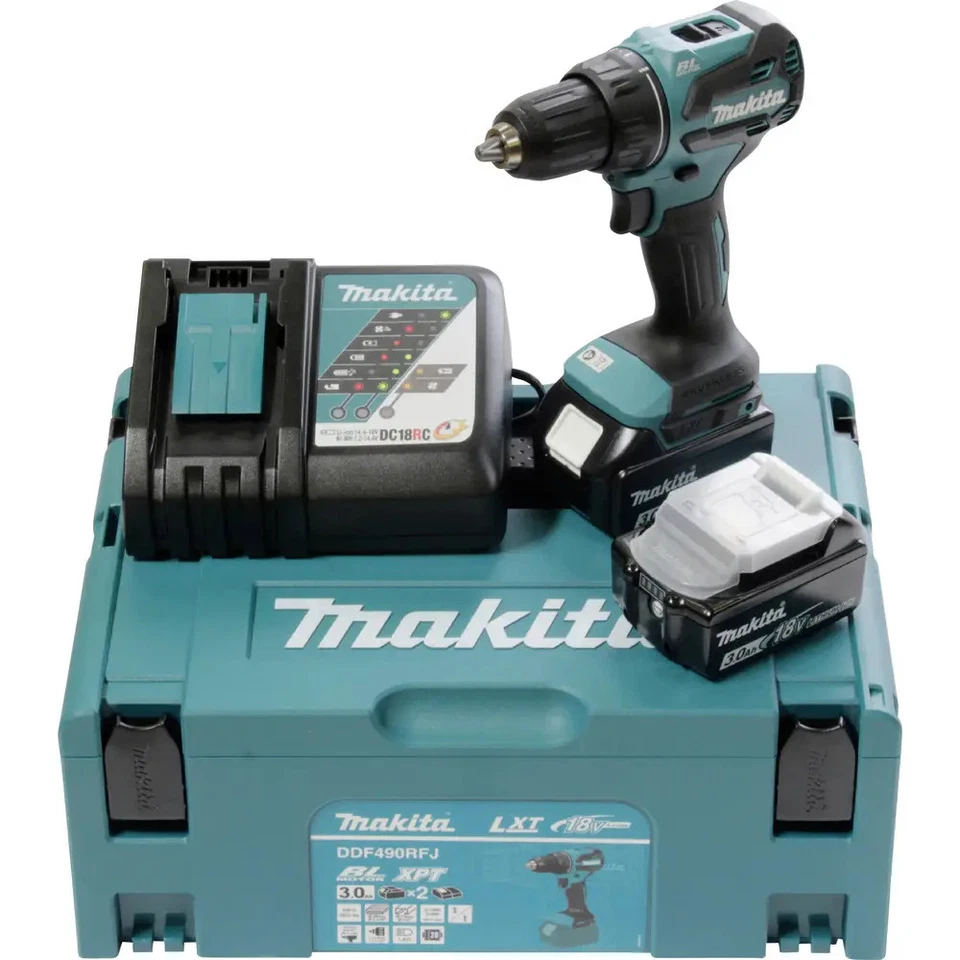 Makita DDF490RFJ -Perceuse-visseuse sans fil 18 V brushless - Photo 1/1