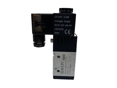 JELPC TIAYO 3DV210-08-AS 3/2-Wege NC G1/4 Luft Magnetventil 24V DC