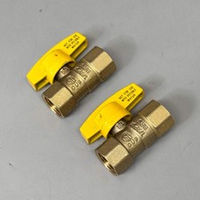 BRASS CRAFT (2 PACK) Italian Made Gas Ball Va...