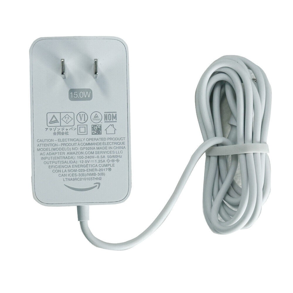 Genuine AC Adapter Charger 15W For Amazon Echo Dot 3rd gen Show
