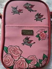 BIOWORLD Shrek Donkey And Dragon Crossbody Bag With Ajustable Strap