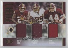 2019 Illusions Lineage Relics Bryce Love Derrius Guice John Riggins HOF 0a3