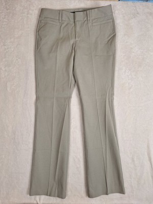 Eddie Bauer Womens 6 Slightly Curvy Fit Pants Stretch Stayshape Stone 32 X 32