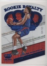 2018-19 Panini Crown Royale Rookie Royalty Blue 35/49 Jerome Robinson #12 7zf